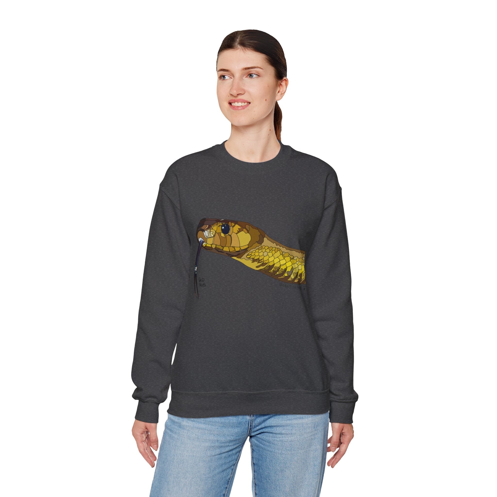 Inland Taipan Sweatshirt | Unisex Heavy Blend™ Crewneck Printify