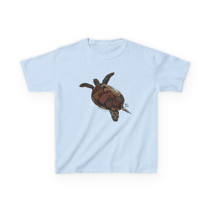 Green Turtle | Kids Heavy Cotton™ Tee Printify