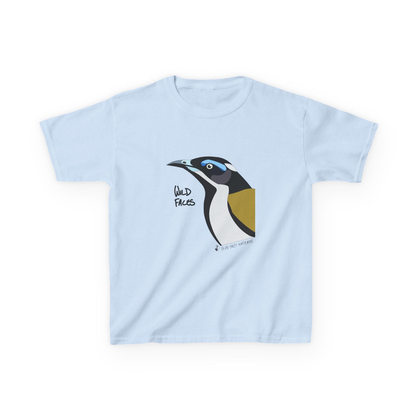 Blue-faced Honeyeater | Kids Heavy Cotton™ Tee