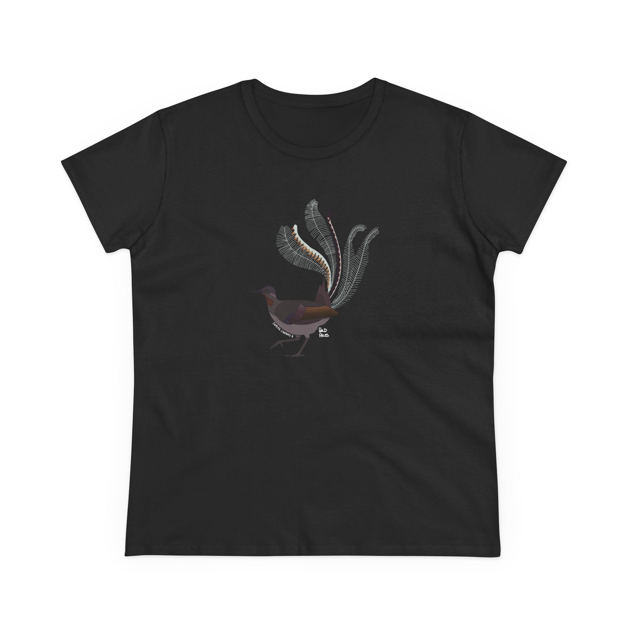 Superb Lyrebird - Women's Midweight Cotton Tee