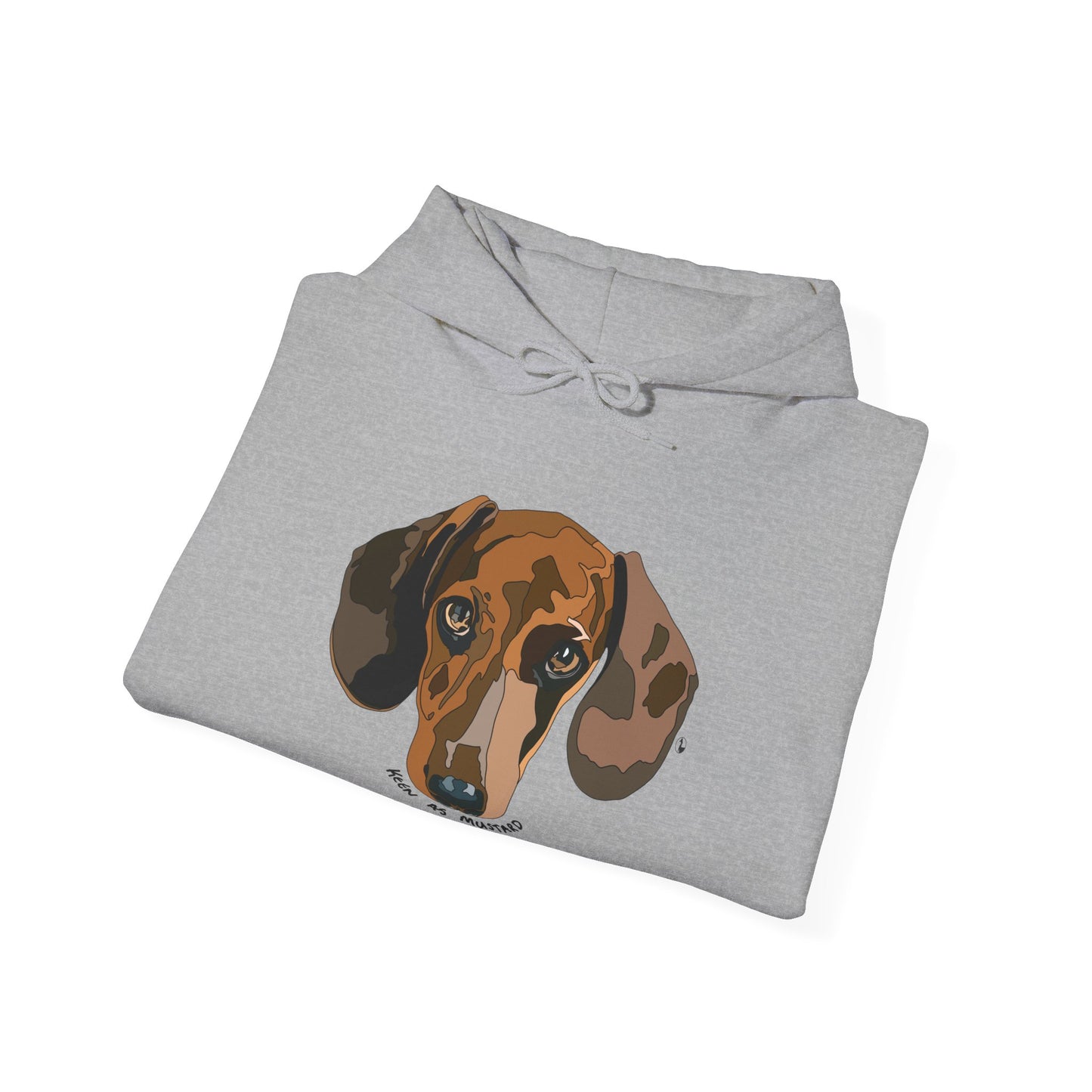 Dachshund (Keen as mustard) | Unisex Heavy Blend™ Hooded Sweatshirt