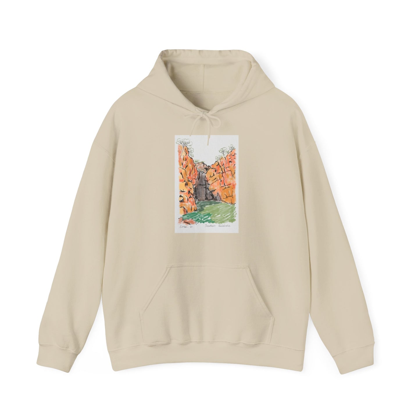 Southern Rockhole, Nitmiluk | Unisex Heavy Blend™ Hooded Sweatshirt