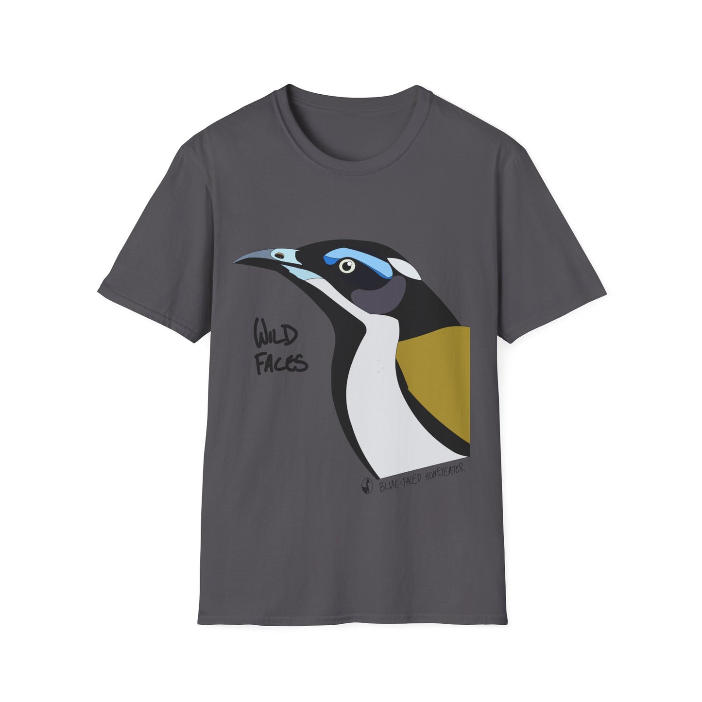 Blue-faced Honeyeater - Unisex Softstyle T-Shirt