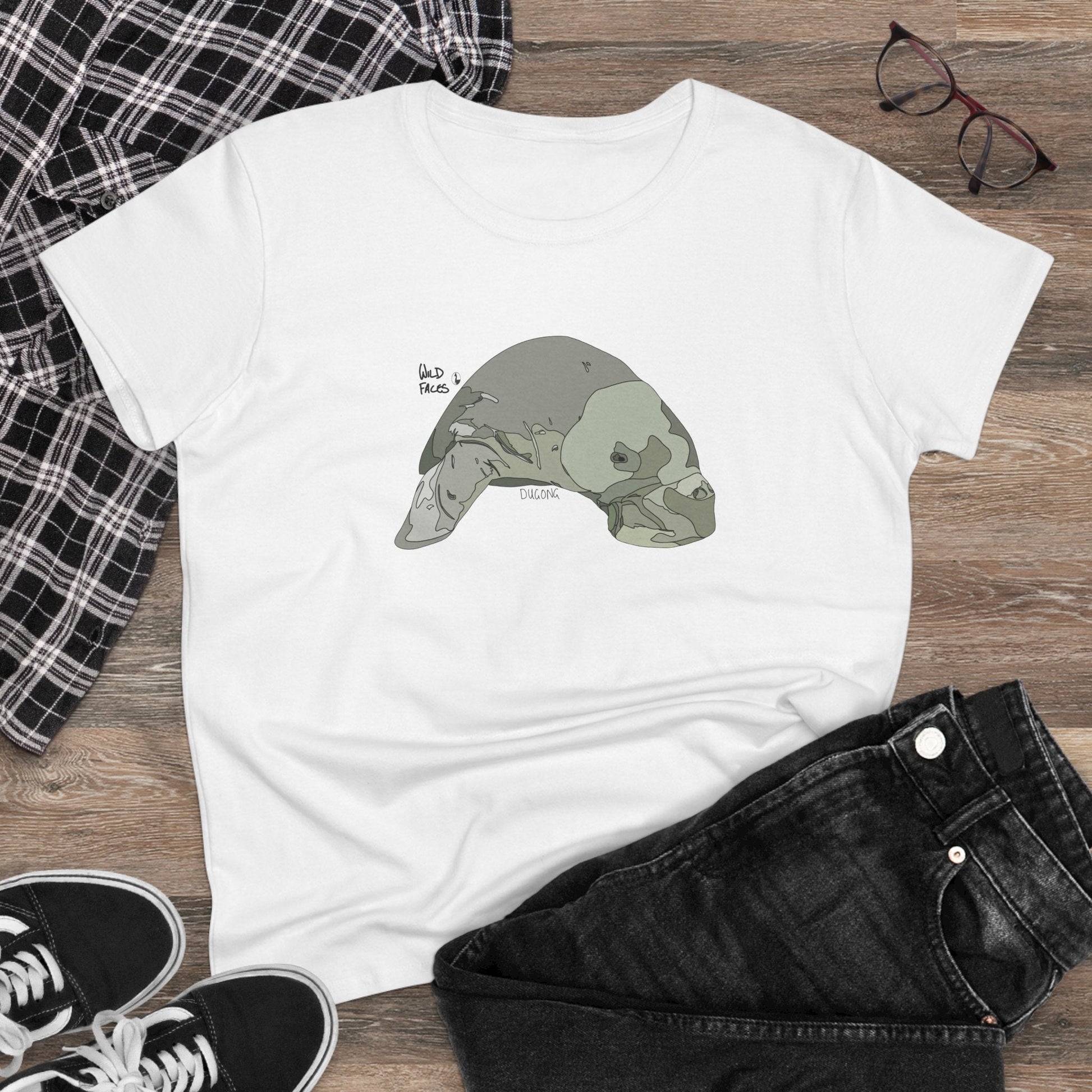 Dugong - Women's Midweight Cotton Tee Printify