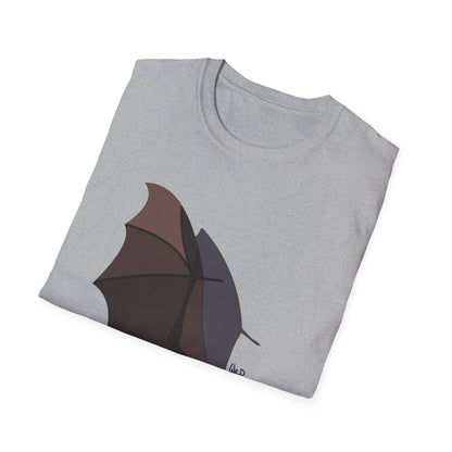 Spectacled Flying Fox (in flight) - Unisex Softstyle T-Shirt Printify