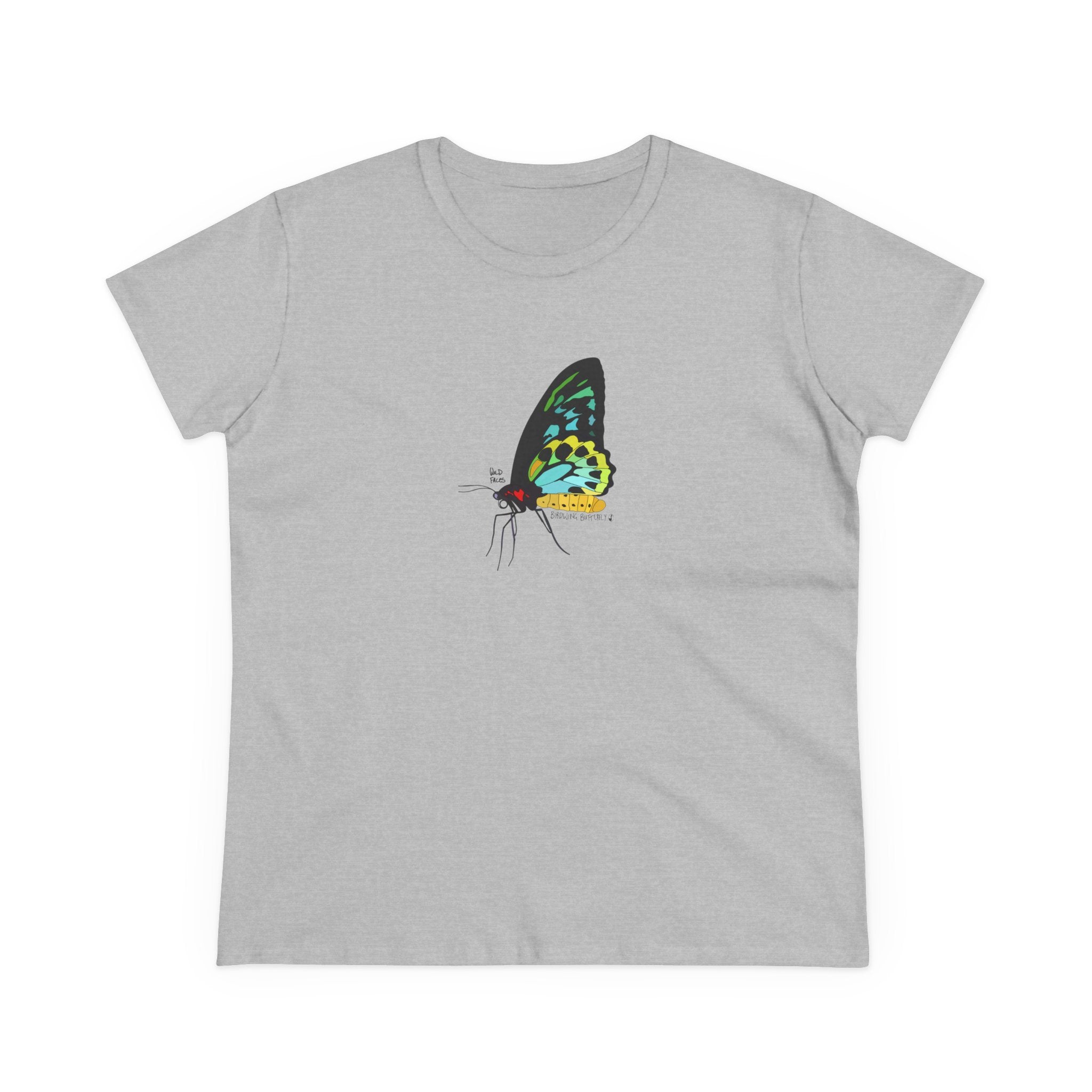 Birdwing Butterfly - Women's Midweight Cotton Tee