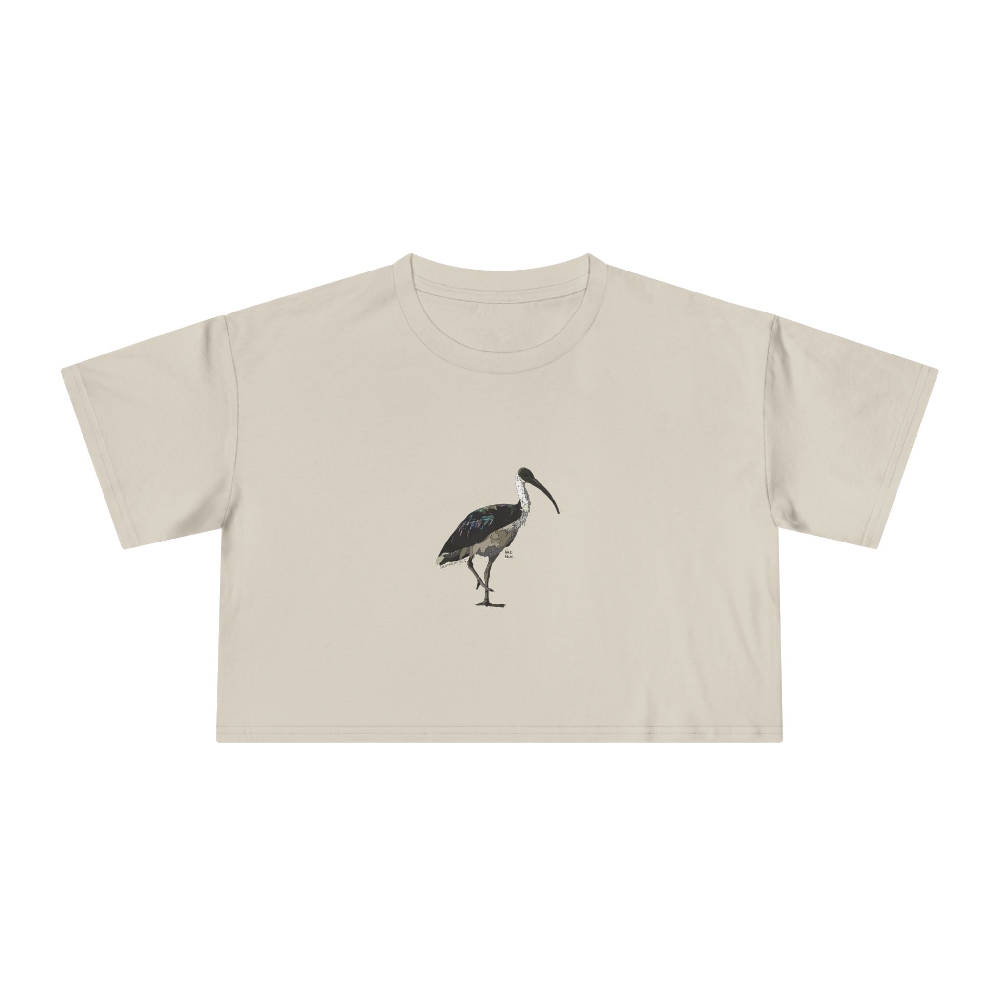 Straw-necked Ibis - Women's Crop Tee