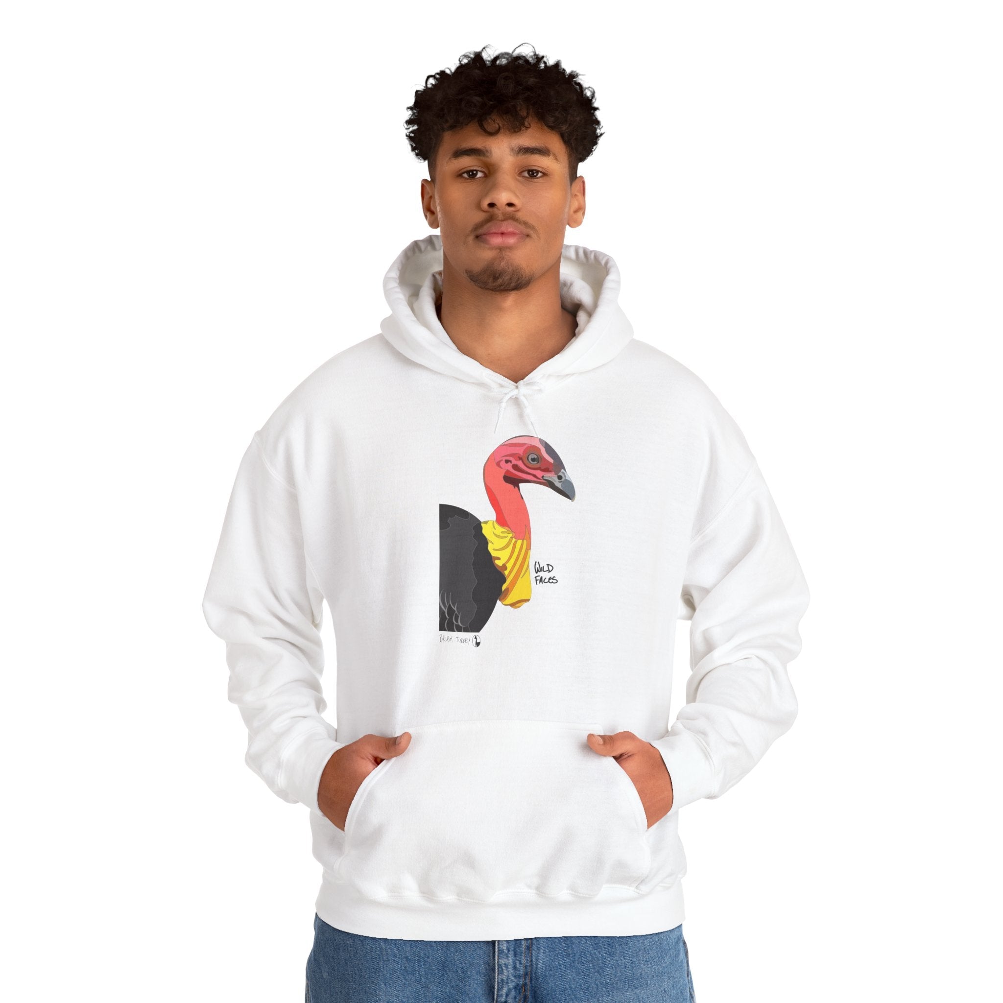 Australian Brush-turkey | Unisex Heavy Blend™ Hooded Sweatshirt Printify