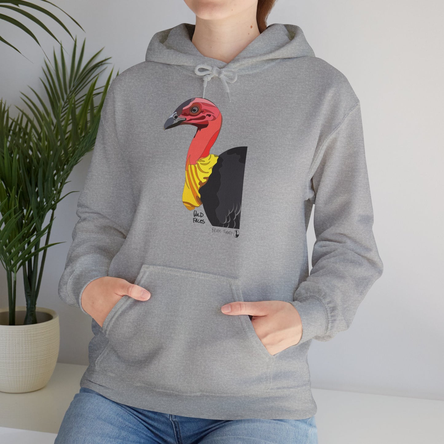 Australian Brush-turkey | Unisex Heavy Blend™ Hooded Sweatshirt