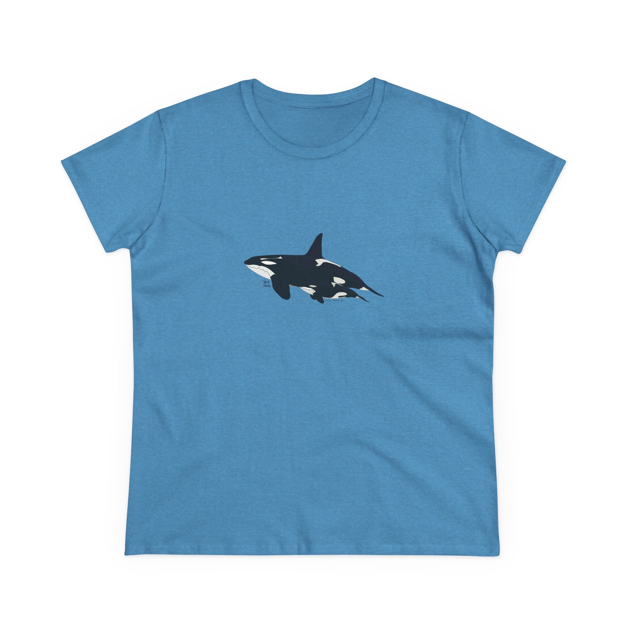 Killer Whales - Women's Midweight Cotton Tee