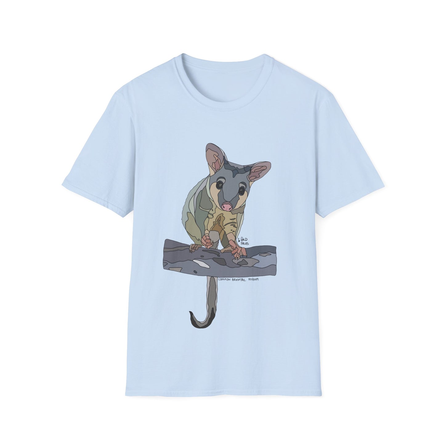 Common Brushtail Possum - Unisex Softstyle T-Shirt Printify