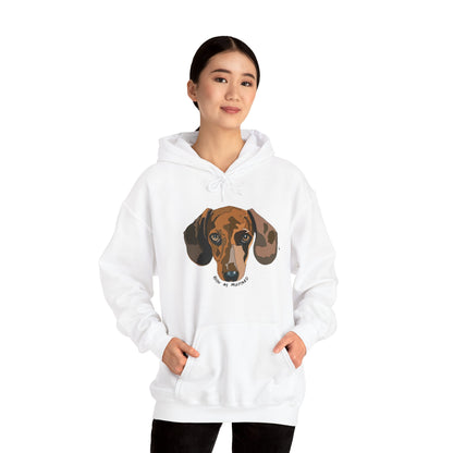Dachshund (Keen as mustard) | Unisex Heavy Blend™ Hooded Sweatshirt