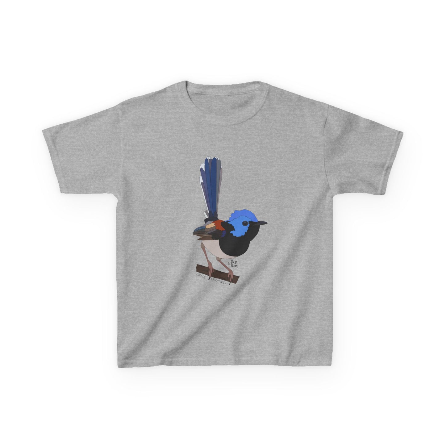 Lovely Fairywren | Kids Heavy Cotton™ Tee