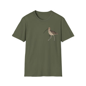 Eastern Curlew- Small design - Unisex Softstyle T-Shirt Printify