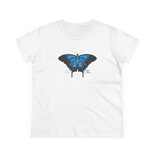 Ulysses Butterfly - Women's Midweight Cotton Tee Printify