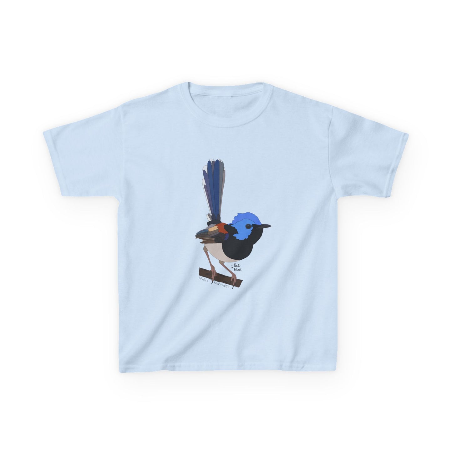 Lovely Fairywren | Kids Heavy Cotton™ Tee