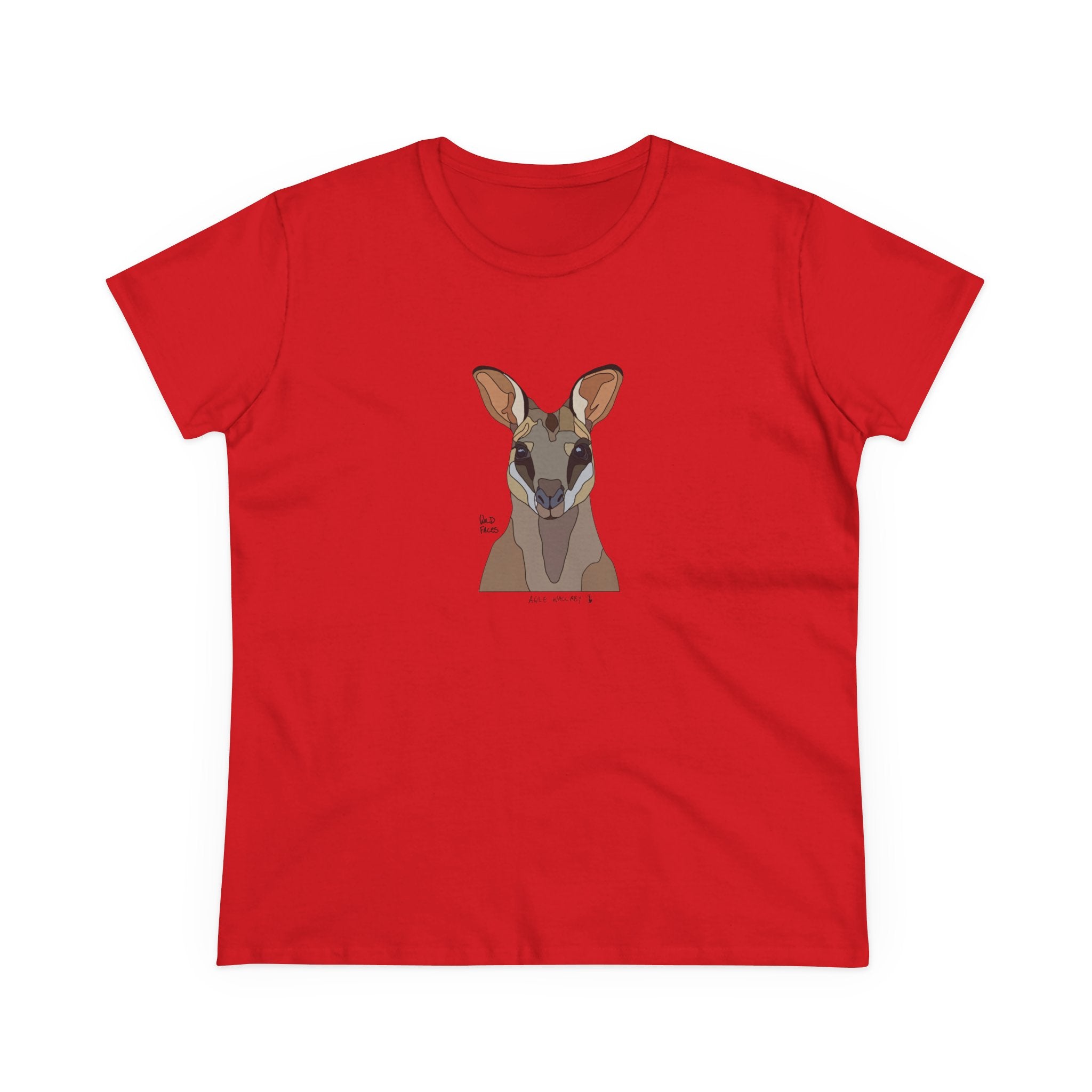 Agile Wallaby - Women's Midweight Cotton Tee