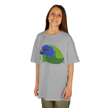 Blue-faced Parrotfinch | Kids Heavy Cotton™ Tee