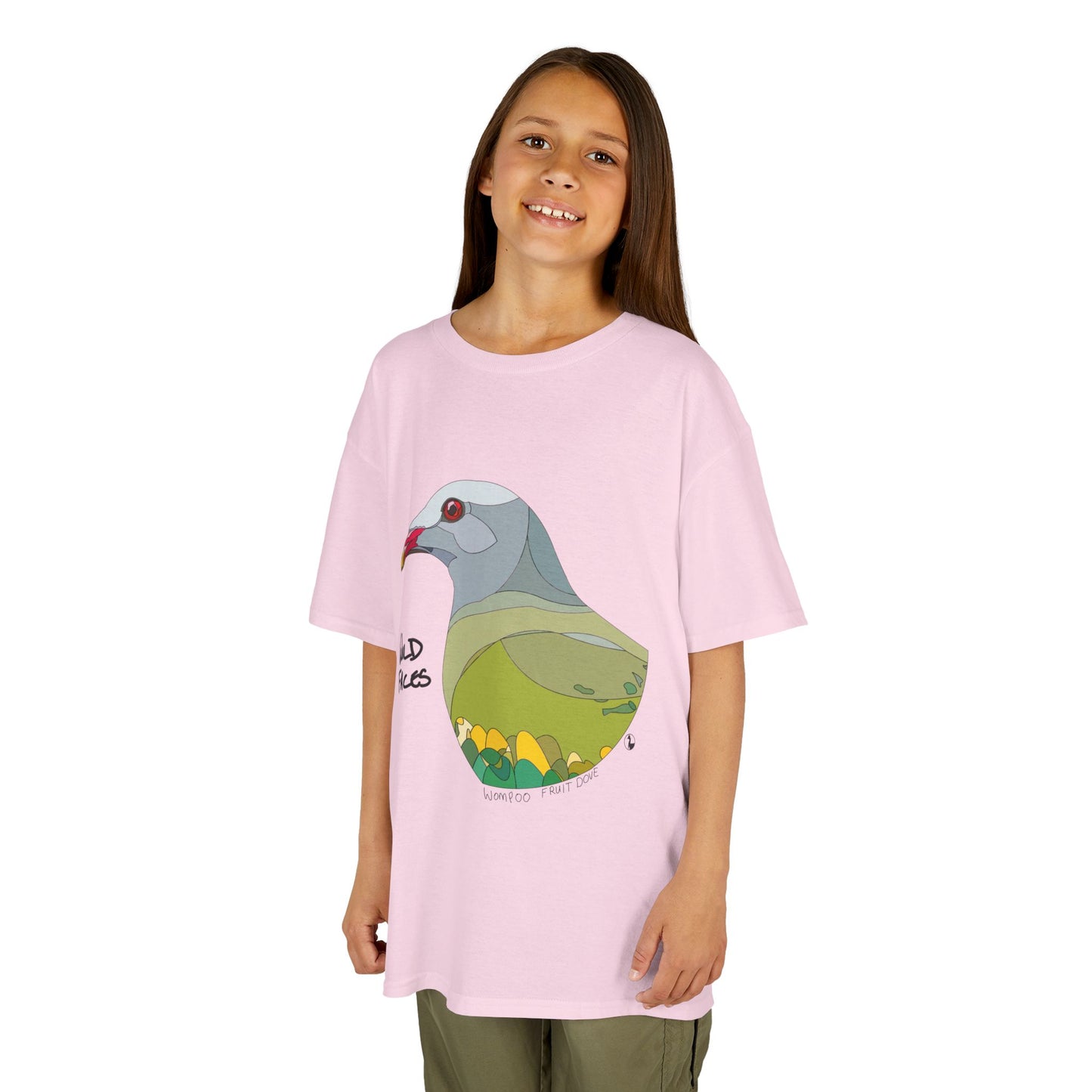 Wompoo Fruit Dove | Kids Heavy Cotton™ Tee