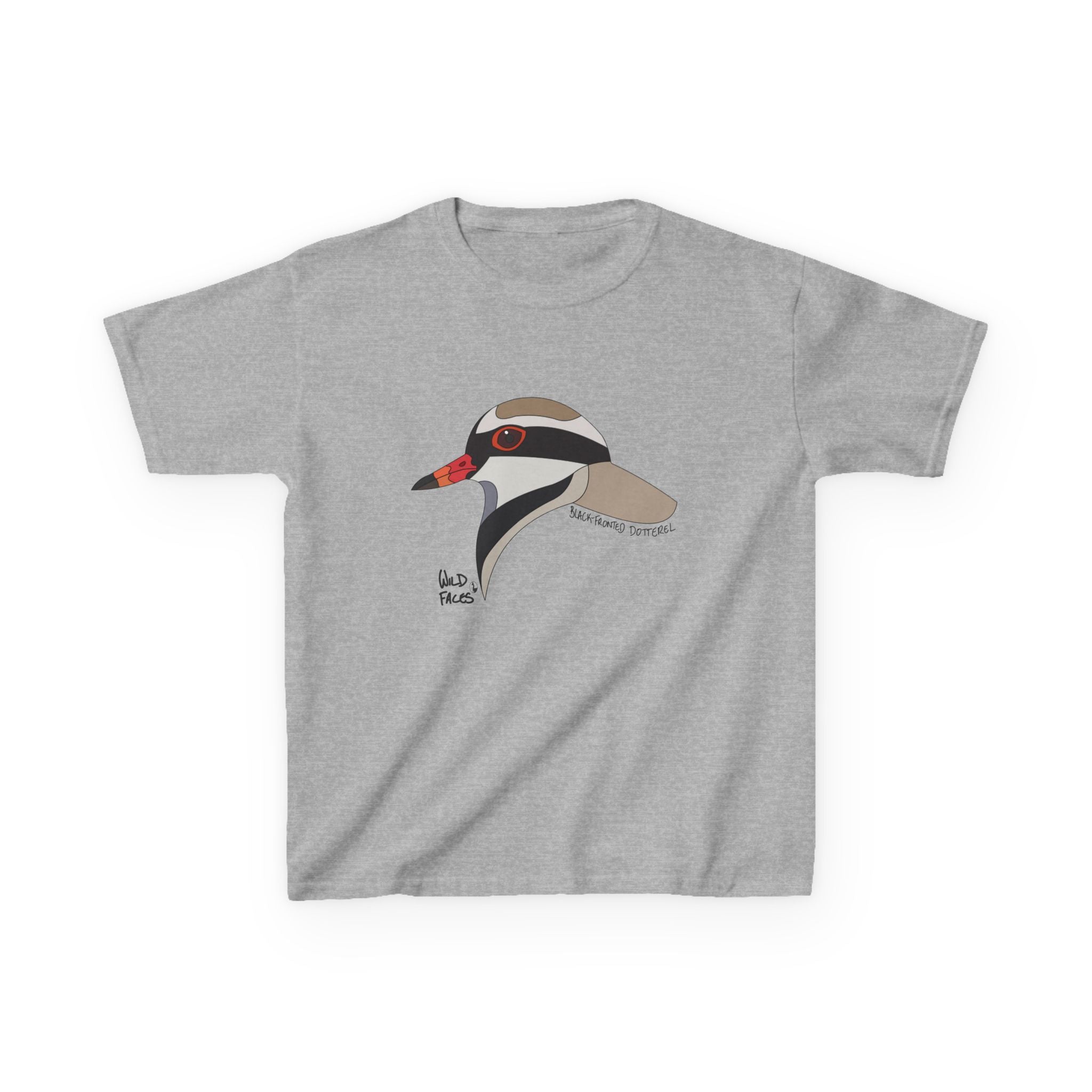 Black-fronted Dotterel | Kids Heavy Cotton™ Tee Printify