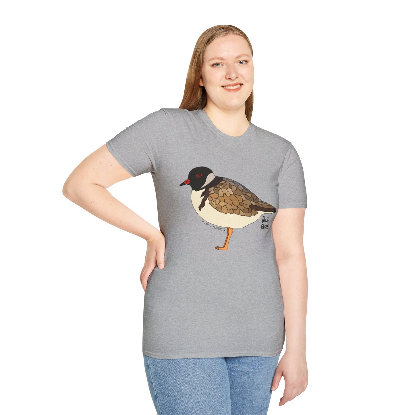 Hooded Plover - Unisex Softstyle T-Shirt