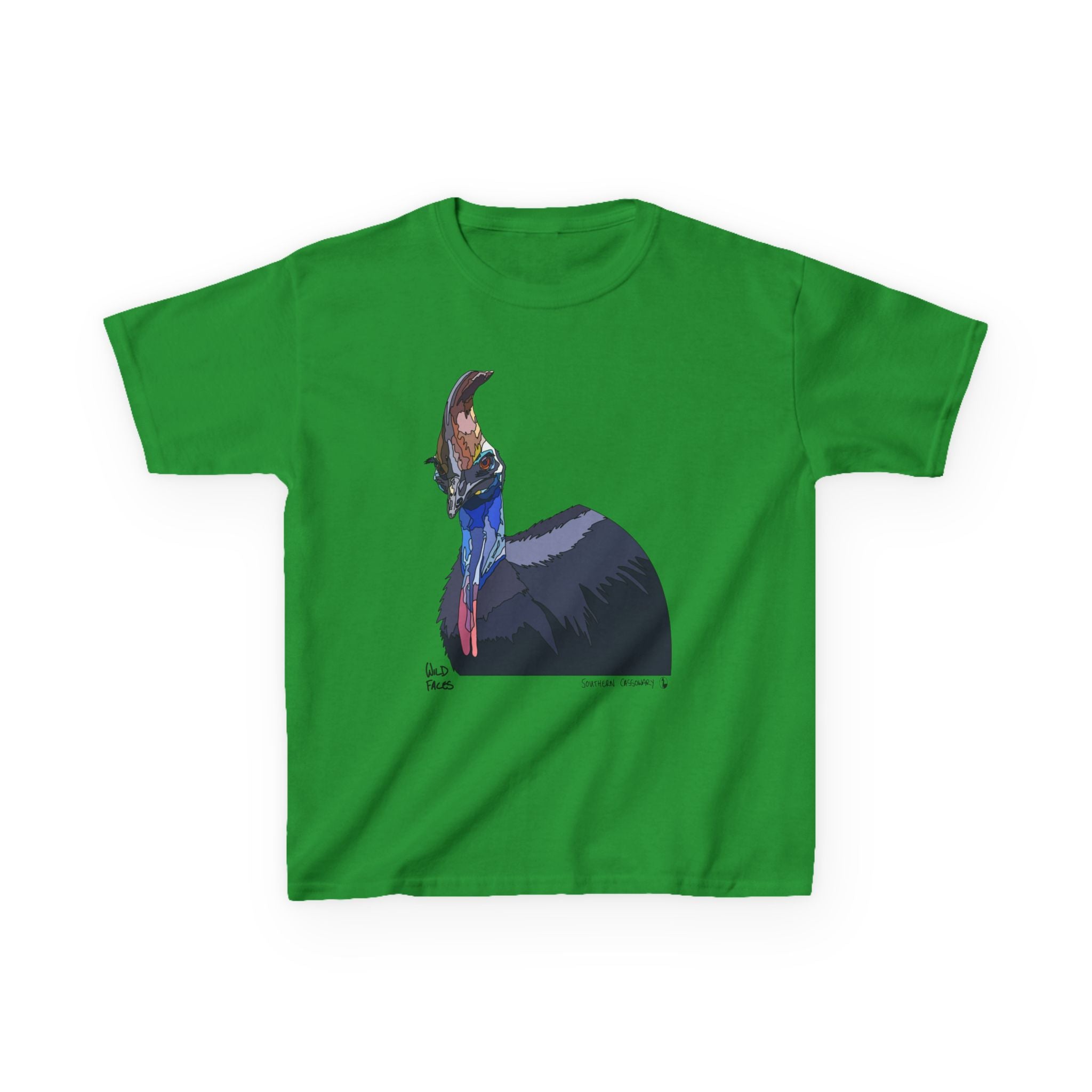 Southern Cassowary | Kids Heavy Cotton™ Tee