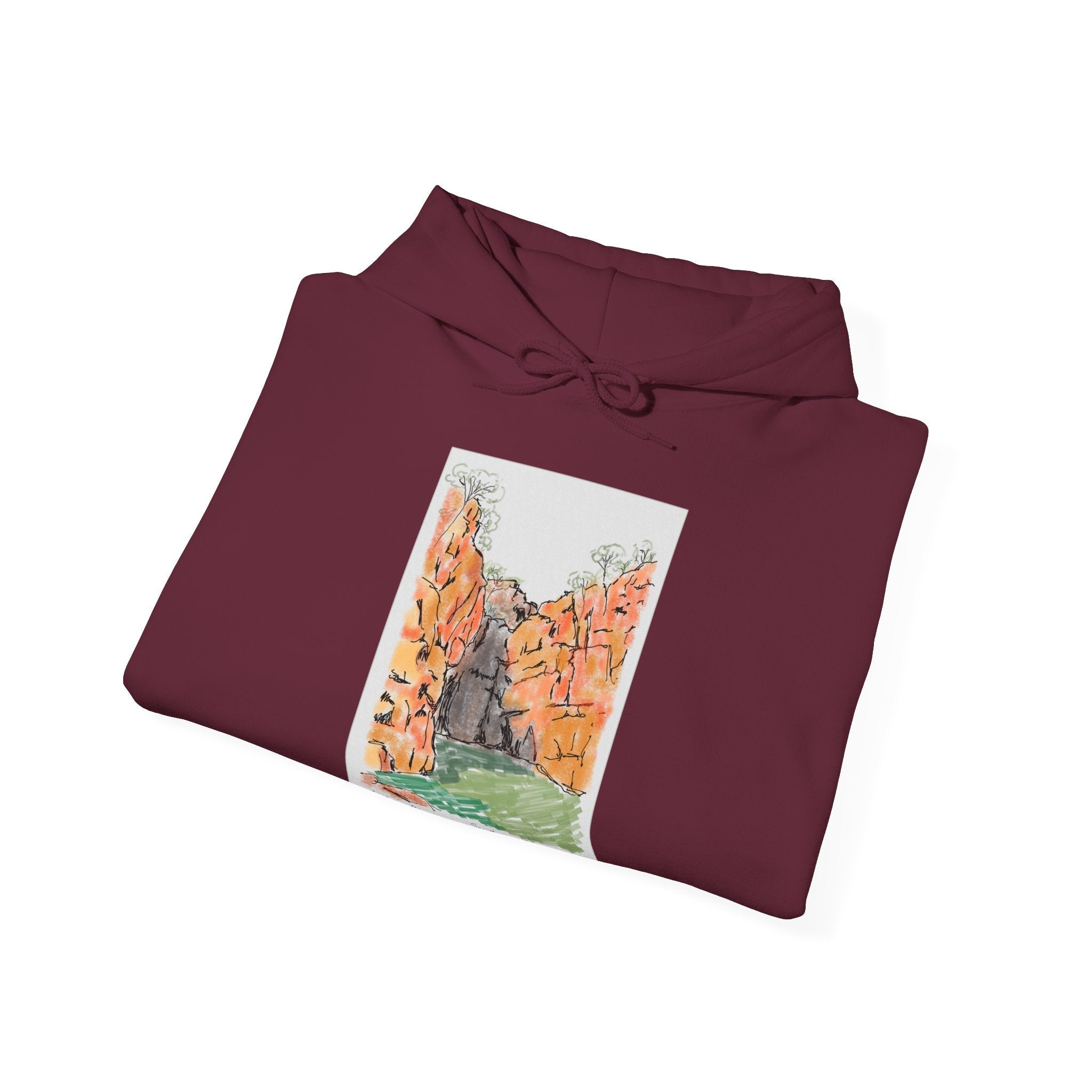Southern Rockhole, Nitmiluk | Unisex Heavy Blend™ Hooded Sweatshirt Printify