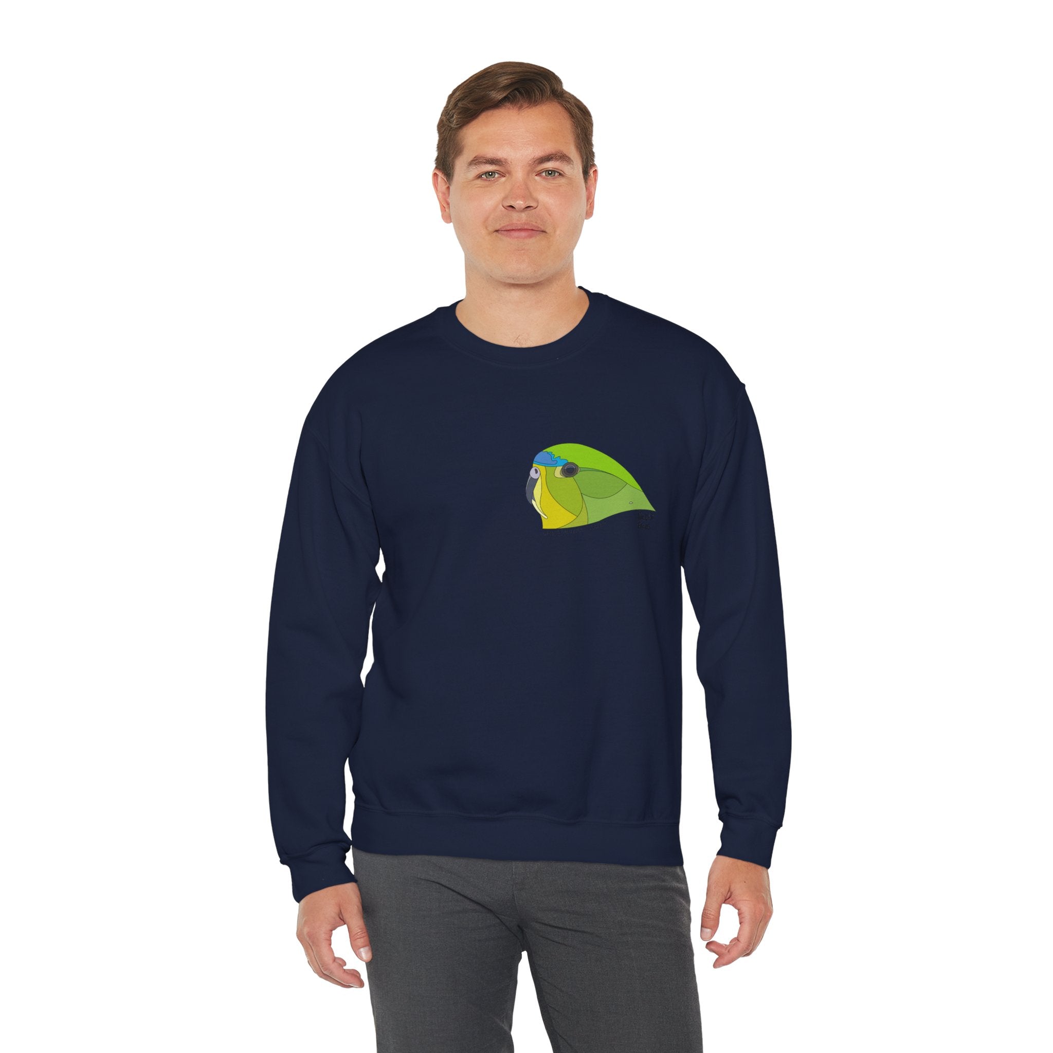 Orange-bellied Parrot Sweatshirt | Unisex Heavy Blend™ Crewneck Printify