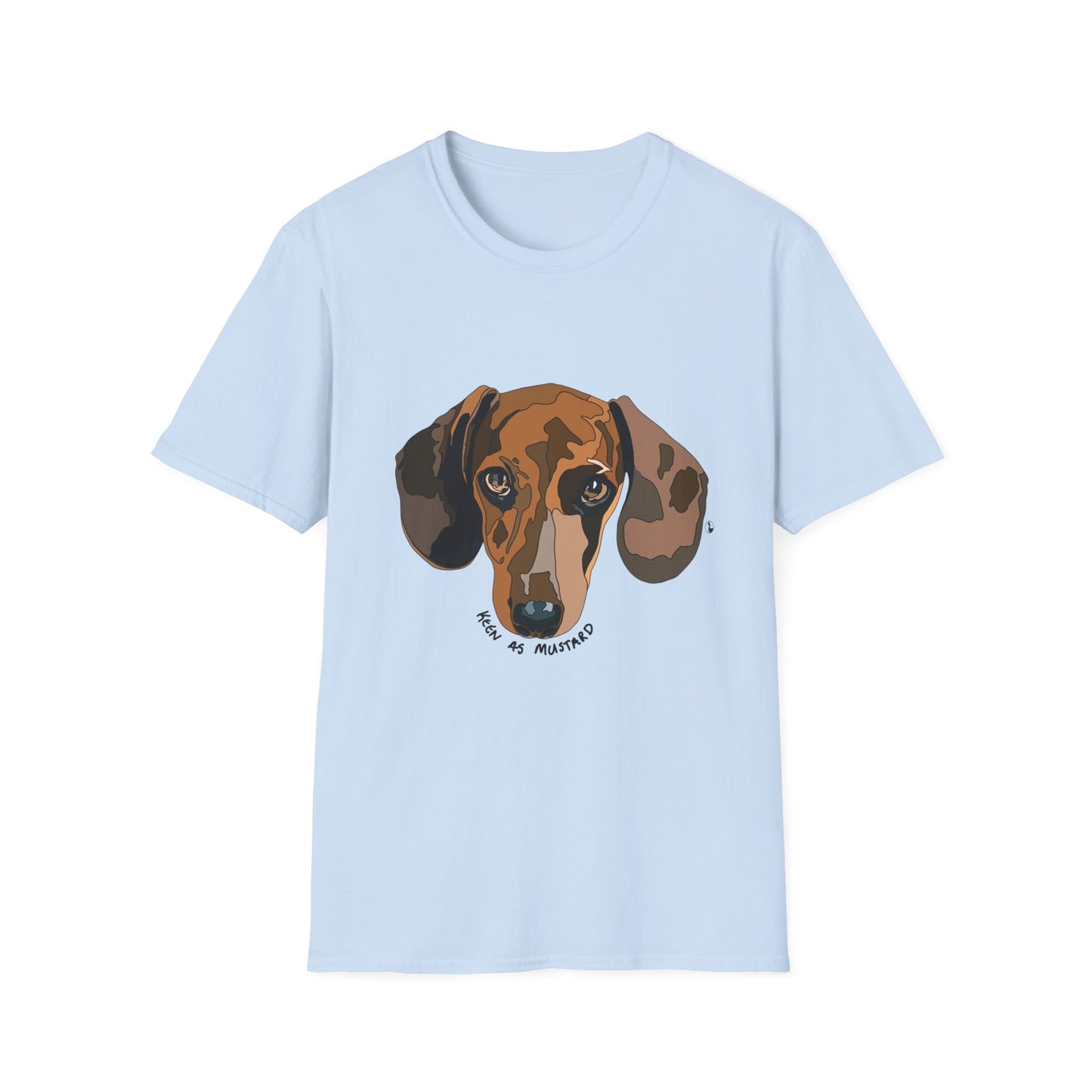 Dachshund (Keen as mustard) - Unisex Softstyle T-Shirt