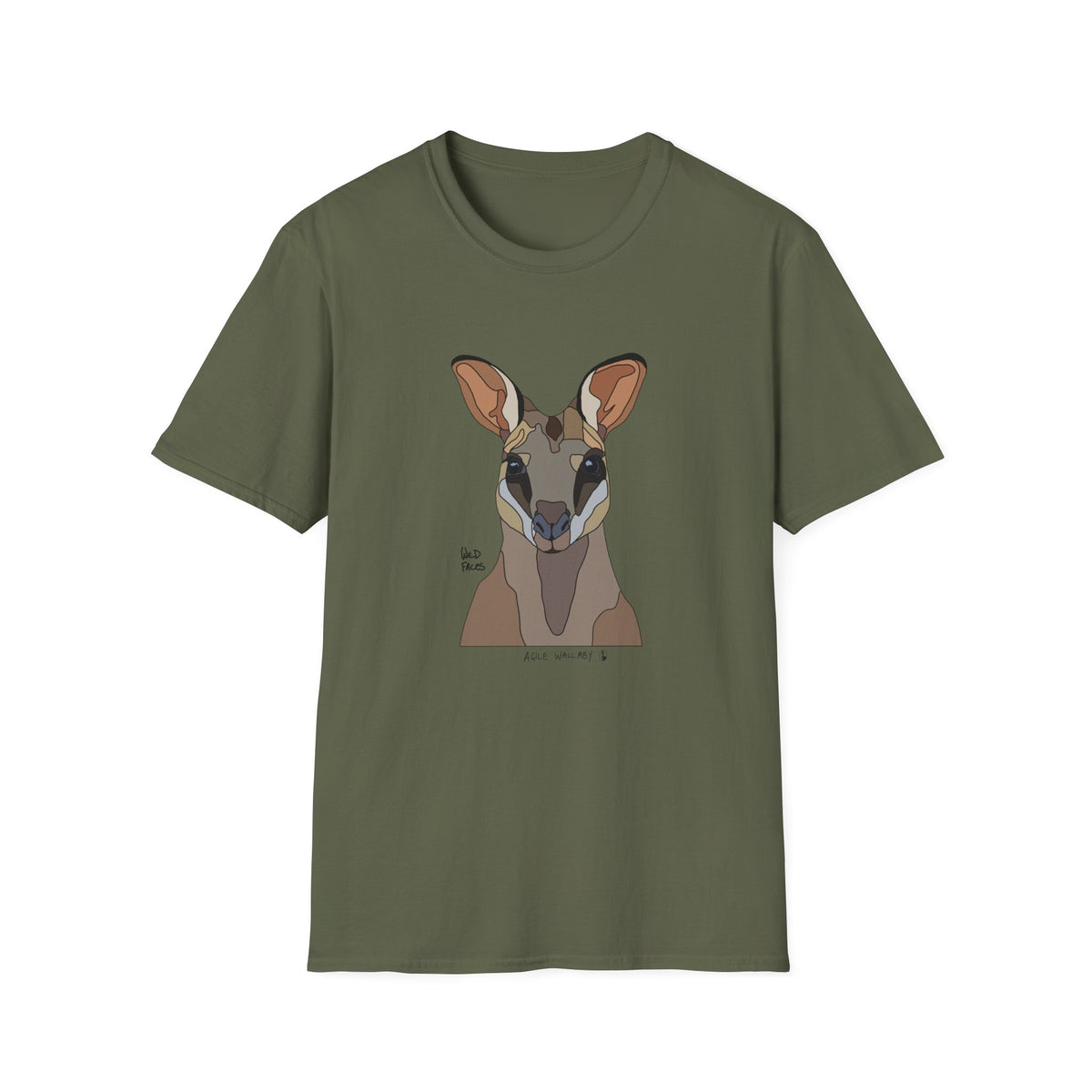 Agile Wallaby - Unisex Softstyle T-Shirt