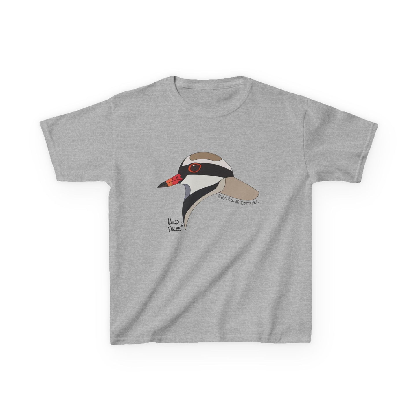 Black-fronted Dotterel | Kids Heavy Cotton™ Tee