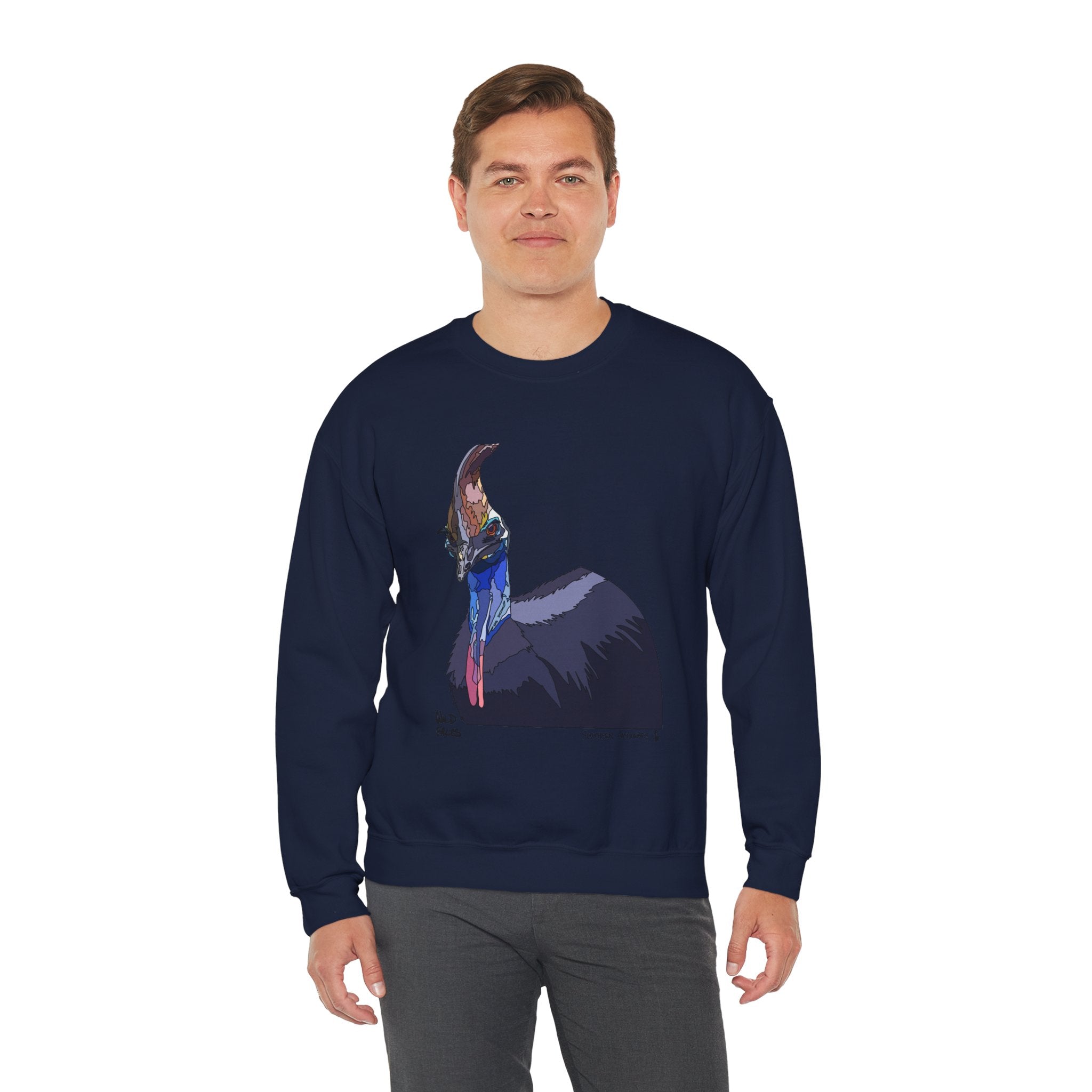 Southern Cassowary Sweatshirt | Unisex Heavy Blend™ Crewneck Printify