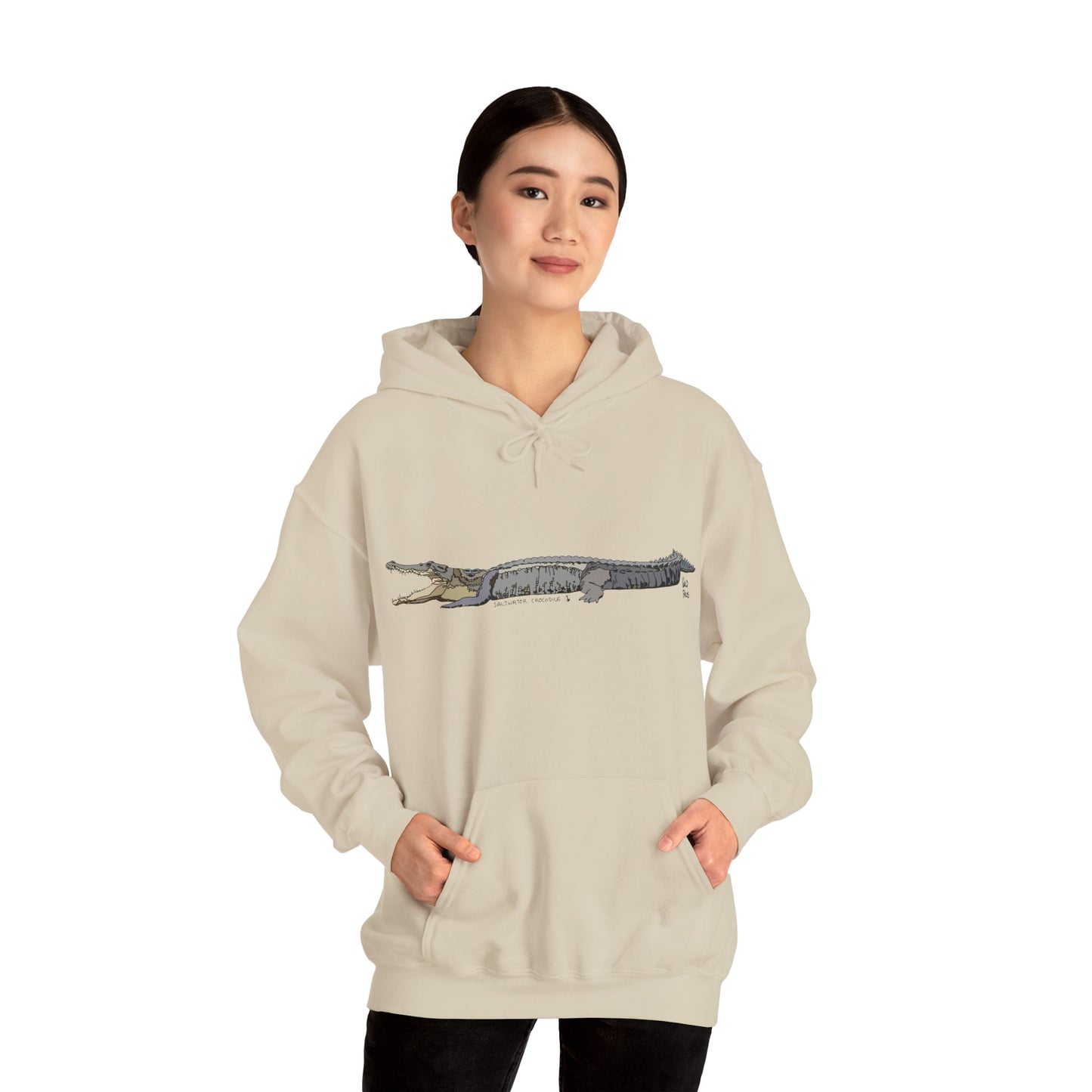 Saltwater Crocodile | Unisex Heavy Blend™ Hooded Sweatshirt