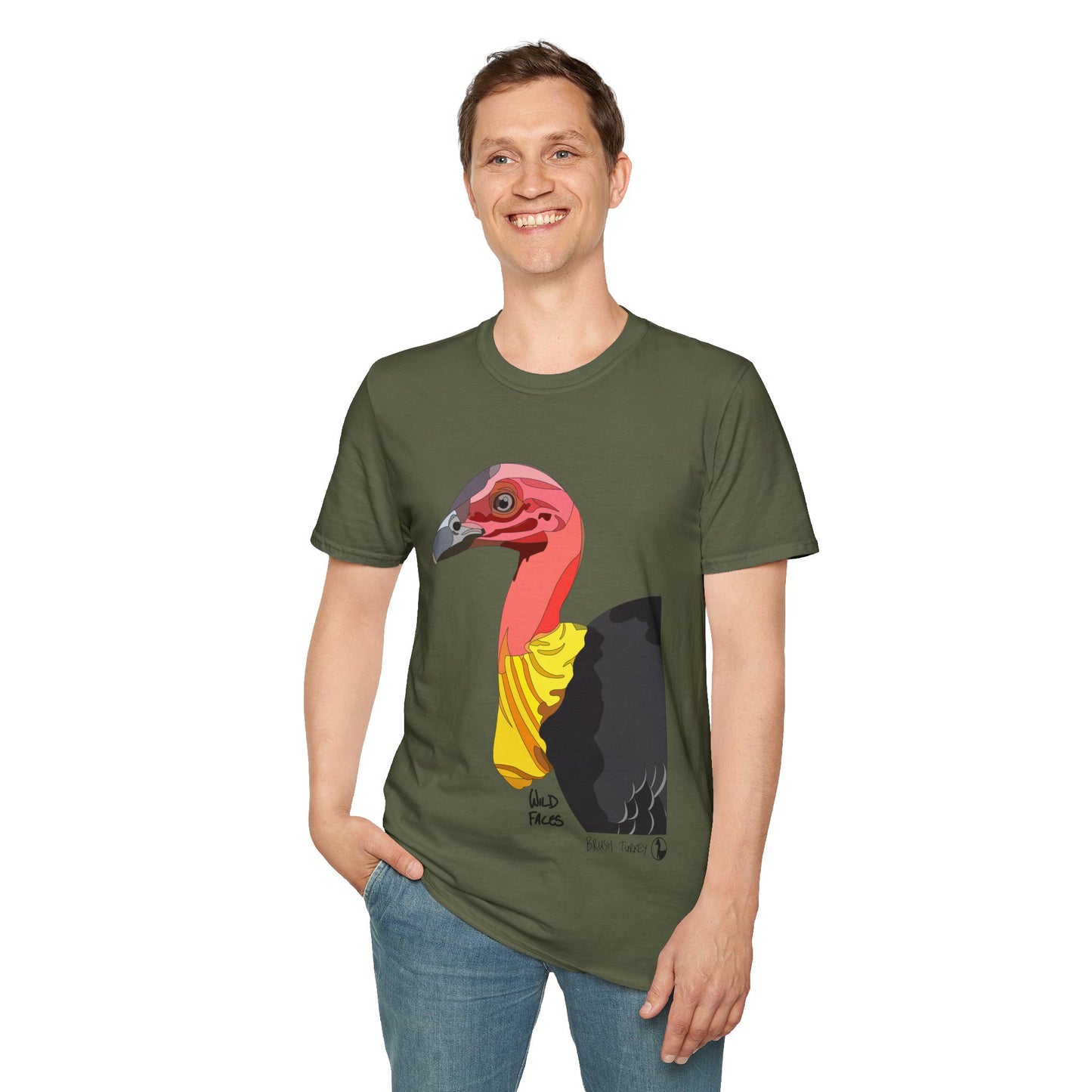 Australian Brushturkey - Unisex Softstyle T-Shirt