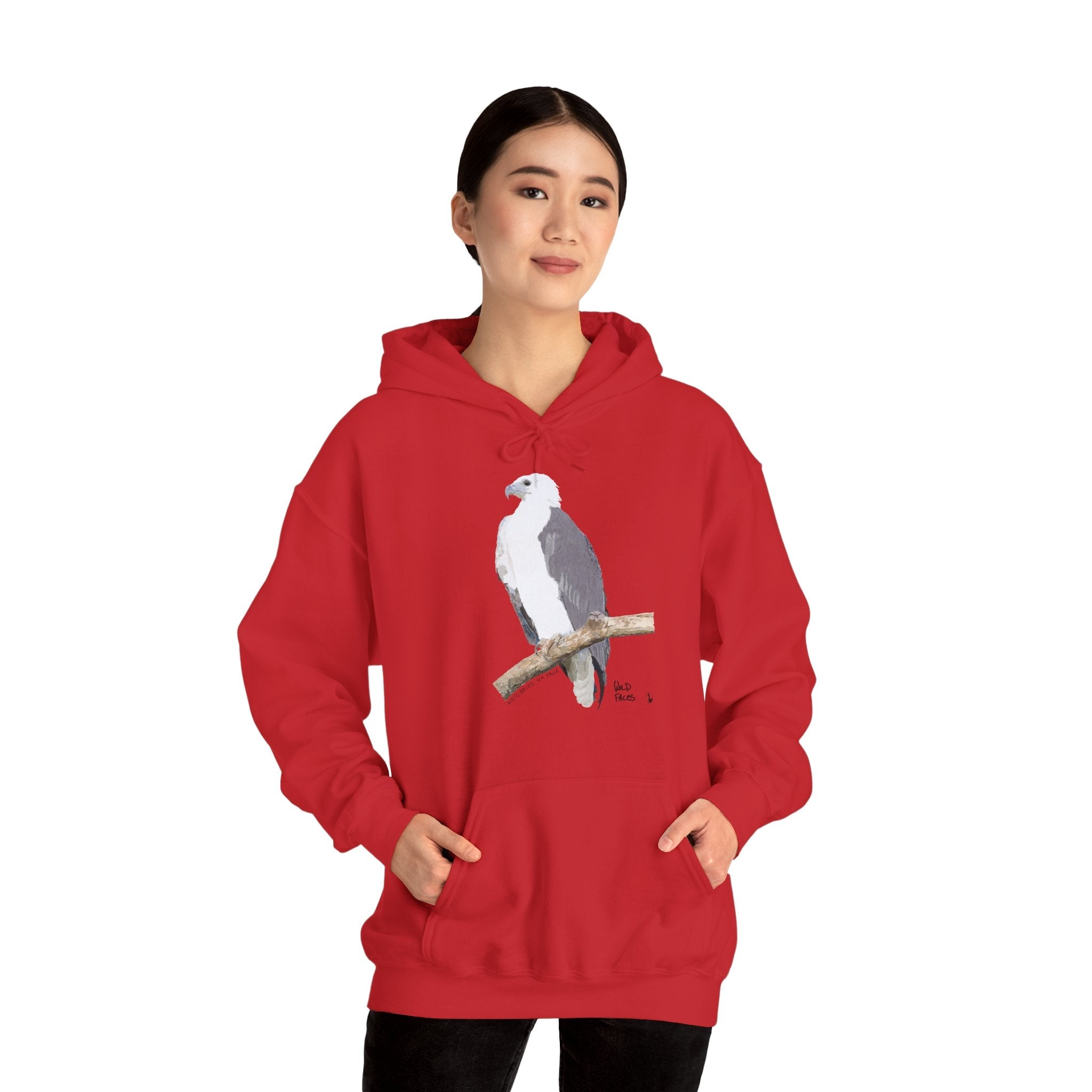 White-bellied Sea Eagle | Unisex Heavy Blend™ Hooded Sweatshirt Printify