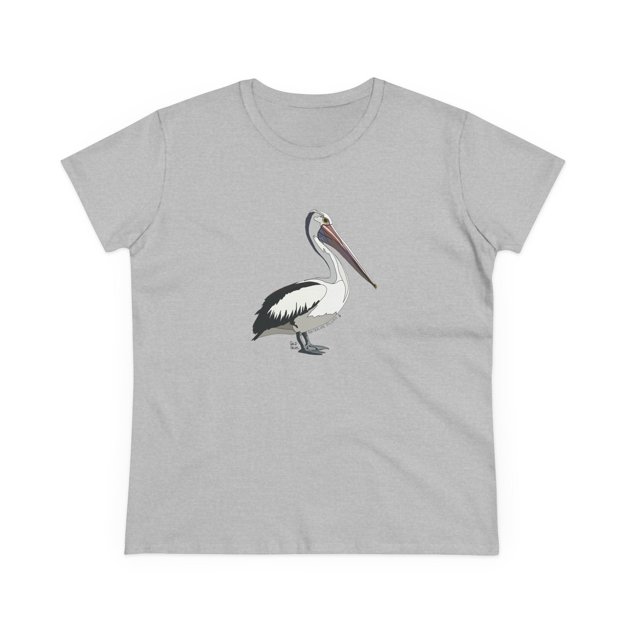 Australian Pelican - Women's Midweight Cotton Tee
