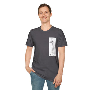 Southern Cassowary (sketch) - Unisex Softstyle T-Shirt Printify