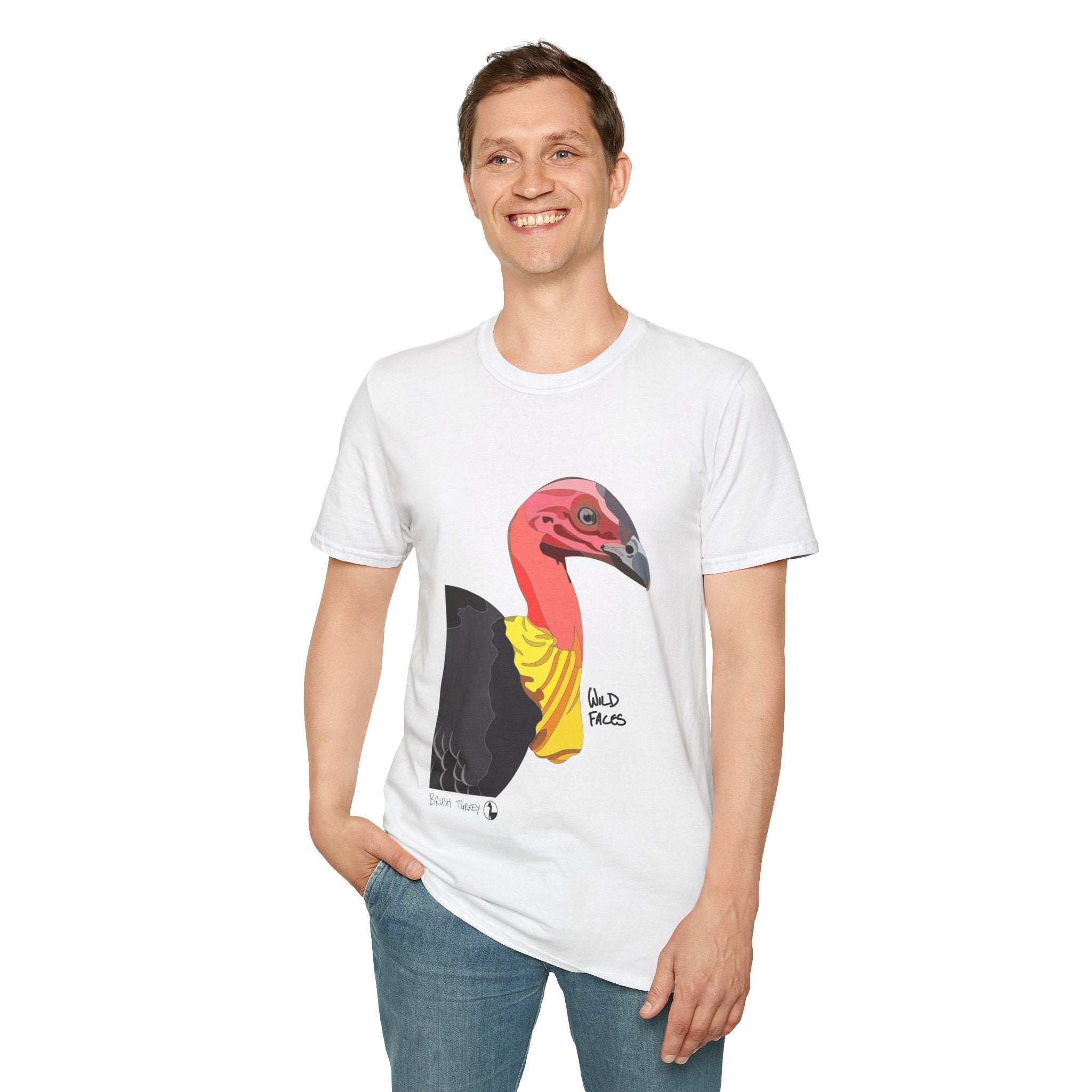 Australian Brushturkey - Unisex Softstyle T-Shirt Printify