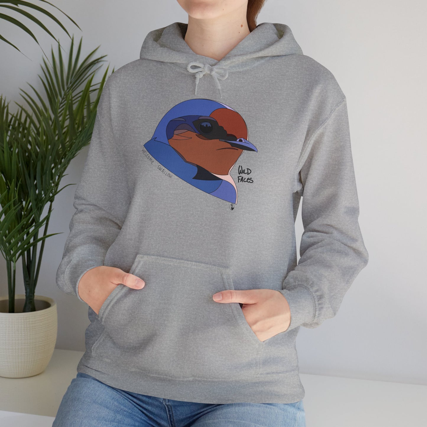 Welcome Swallow | Unisex Heavy Blend™ Hooded Sweatshirt