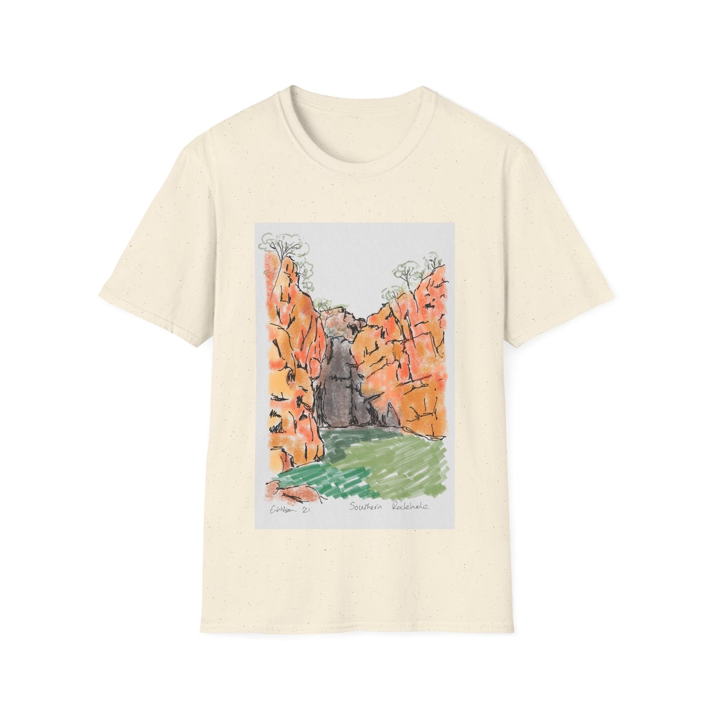 Southern Rockhole, Nitmiluk- Unisex Softstyle T-Shirt