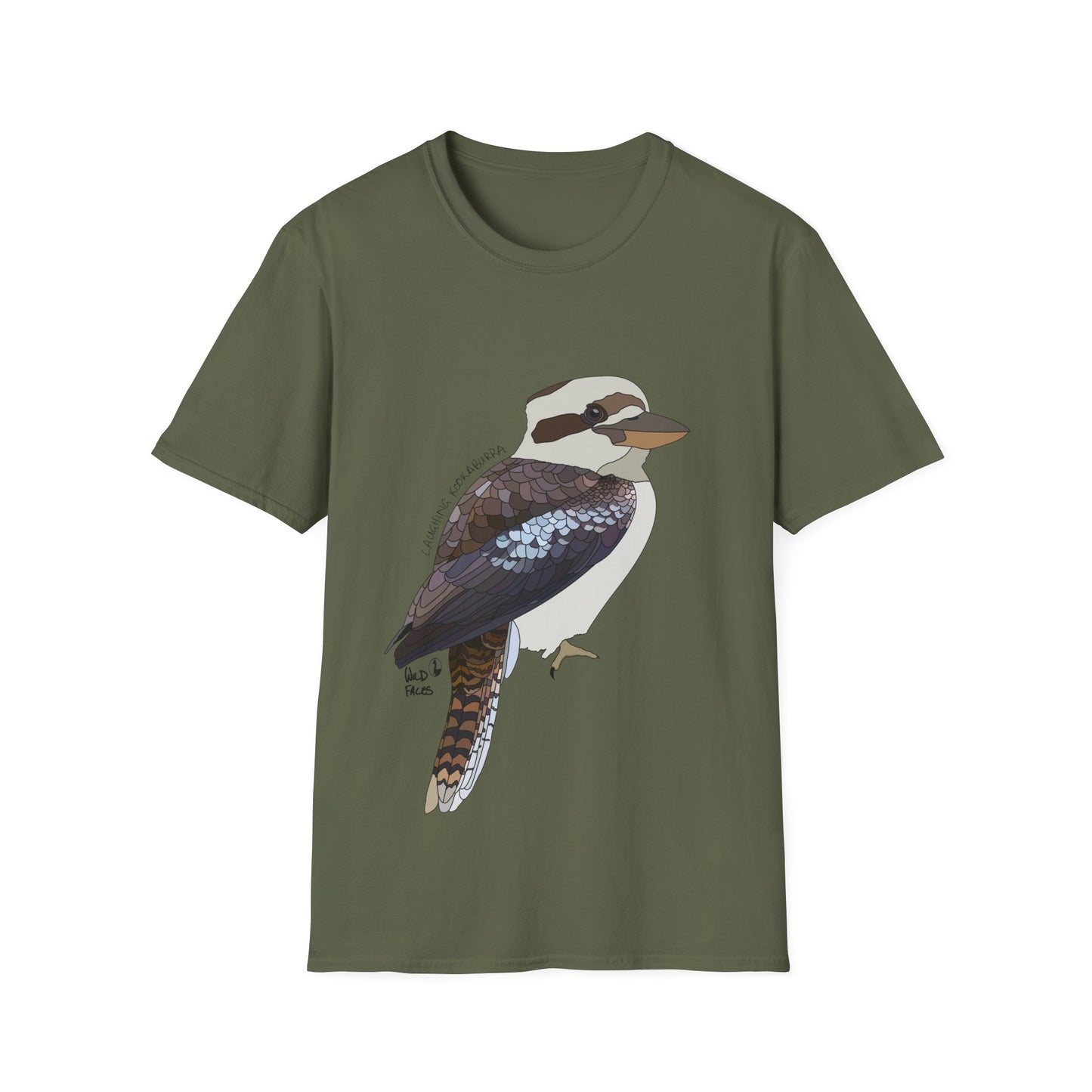 Laughing Kookaburra - Unisex Softstyle T-Shirt