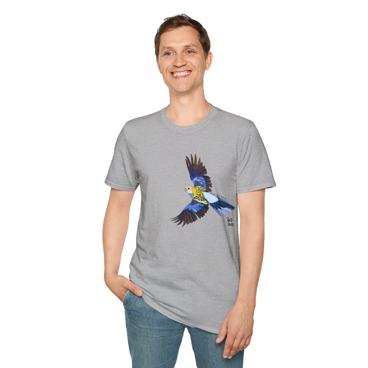 Pale-headed Rosella - Unisex Softstyle T-Shirt