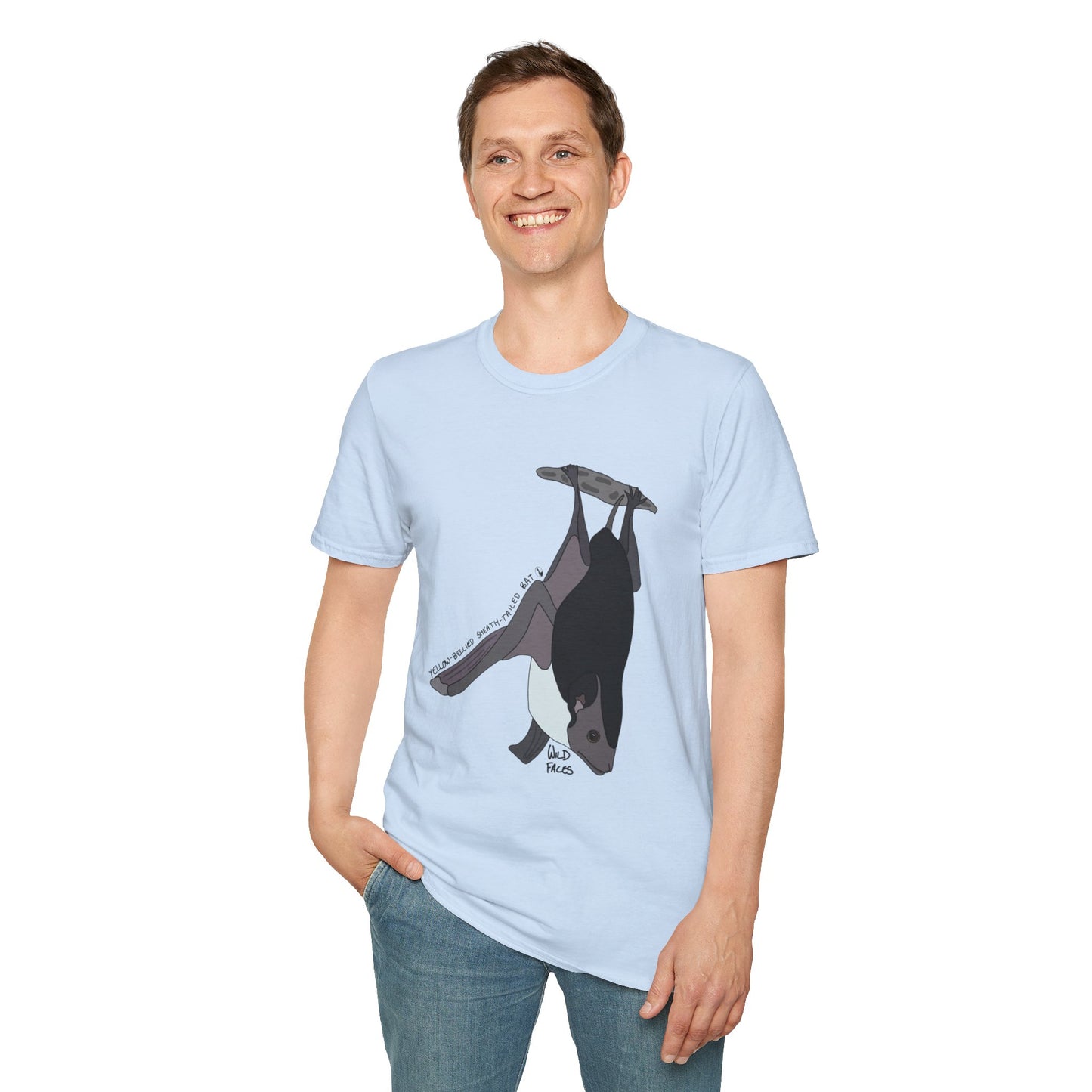 Yellow-bellied Sheath-tailed Bat - Unisex Softstyle T-Shirt