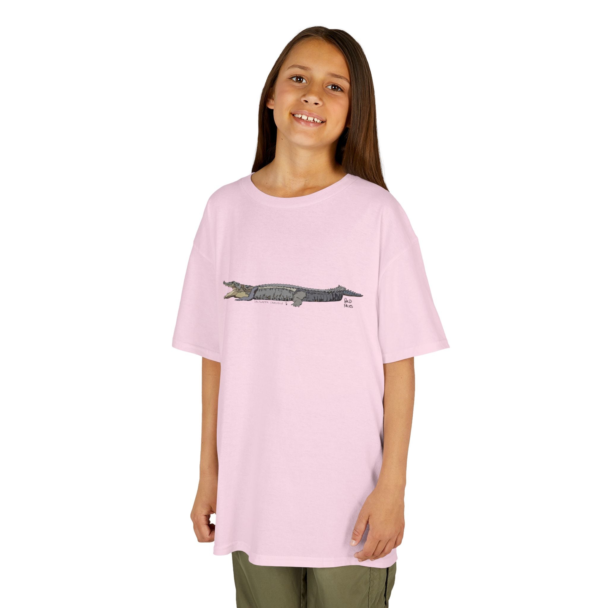 Saltwater Crocodile | Kids Heavy Cotton™ Tee Printify