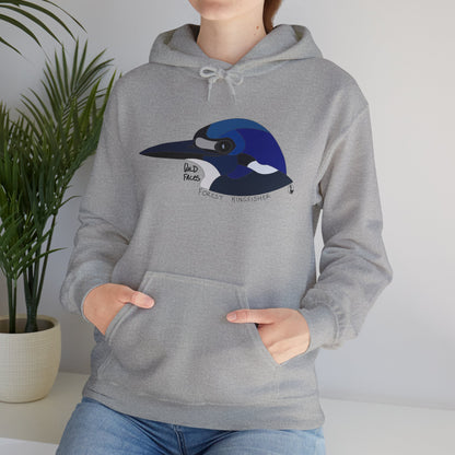 Forest Kingfisher Head | Unisex Heavy Blend™ Hooded Sweatshirt