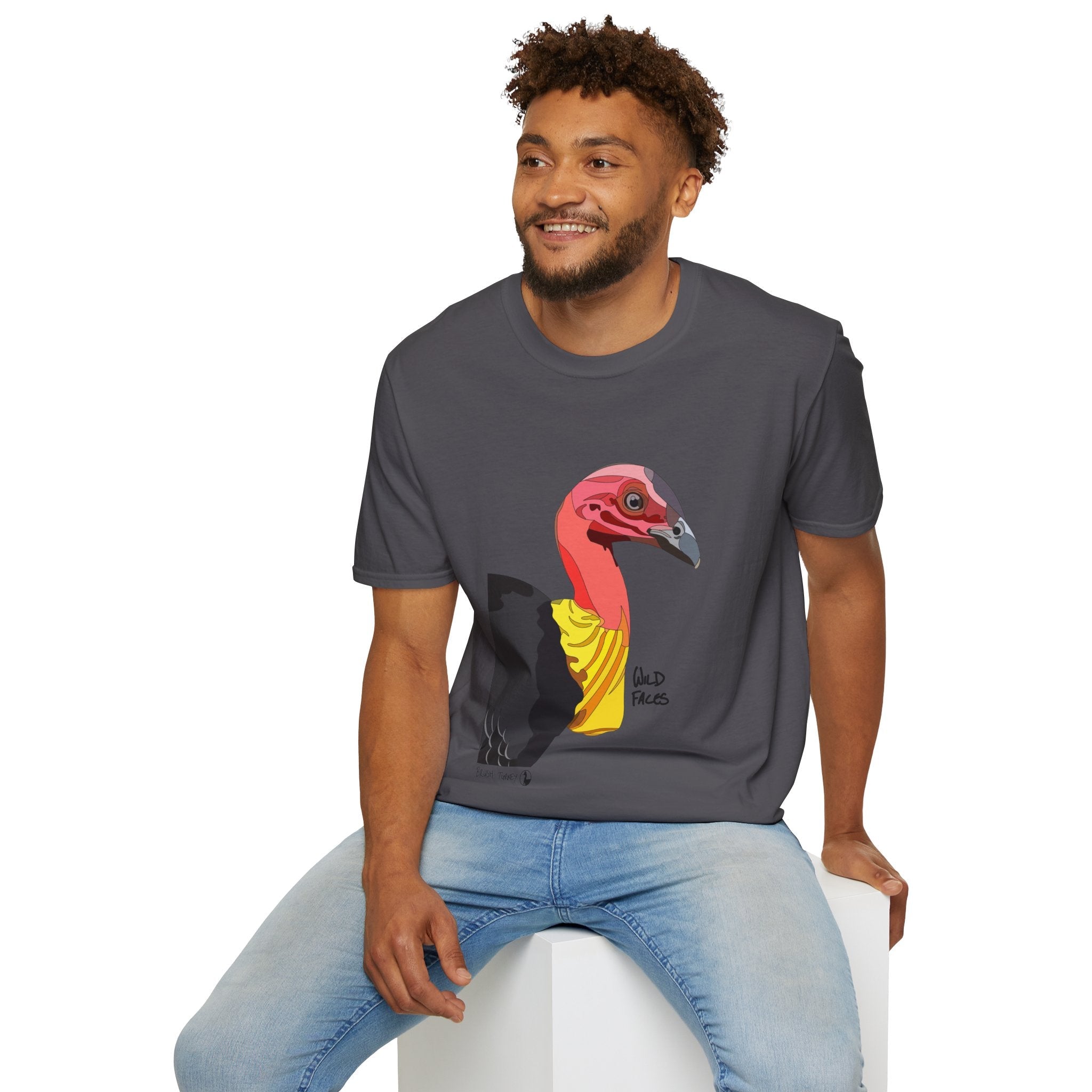 Australian Brushturkey - Unisex Softstyle T-Shirt Printify