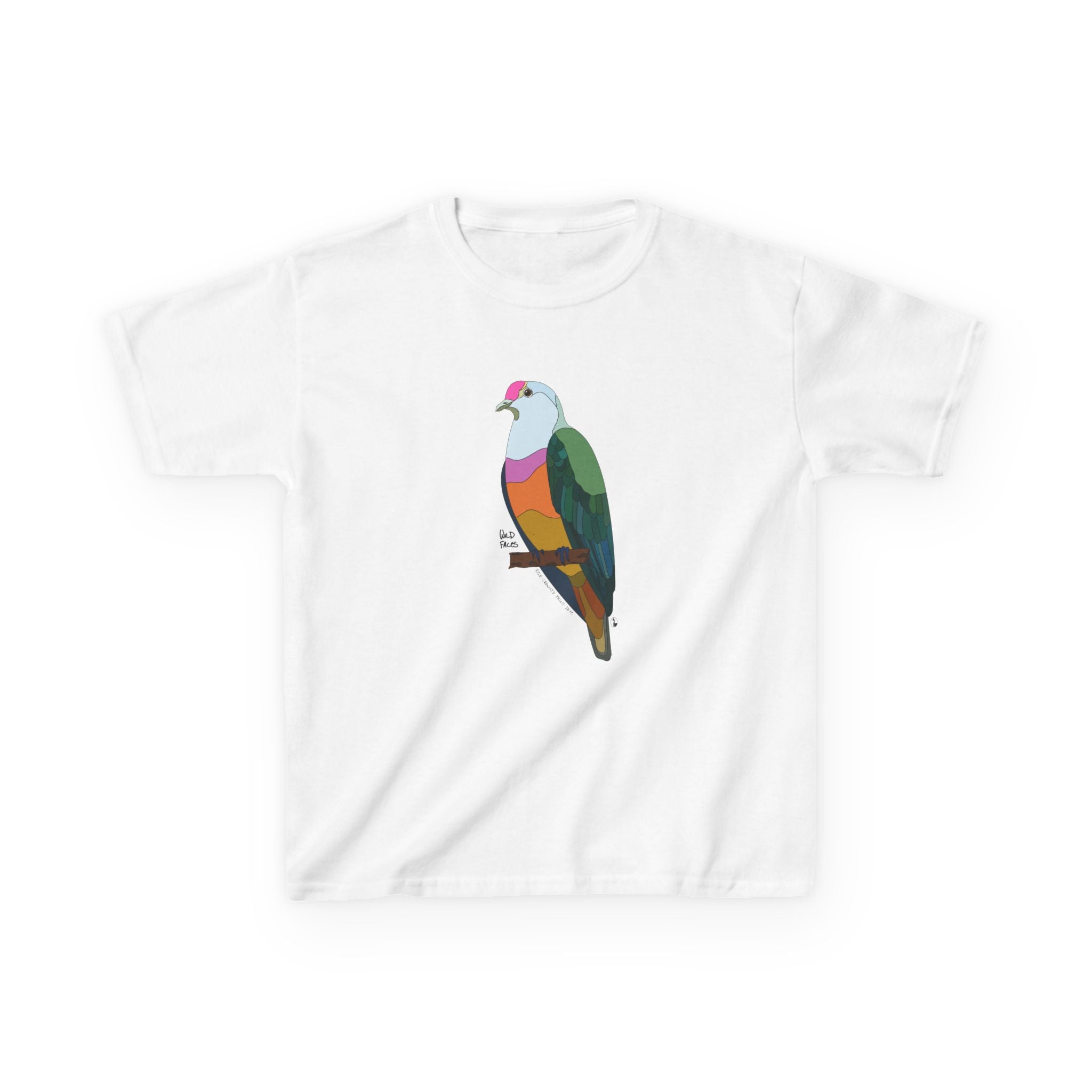 Rose-crowned Fruit Dove | Kids Heavy Cotton™ Tee