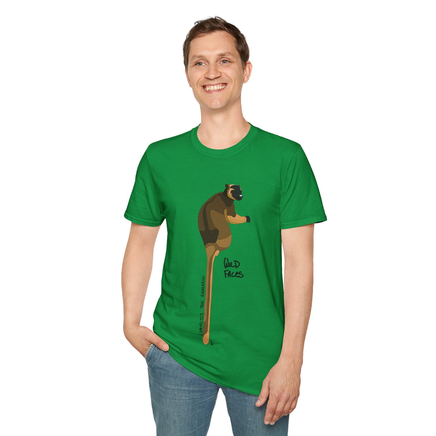 Lumholtz's Tree Kangaroo - Unisex Softstyle T-Shirt Printify