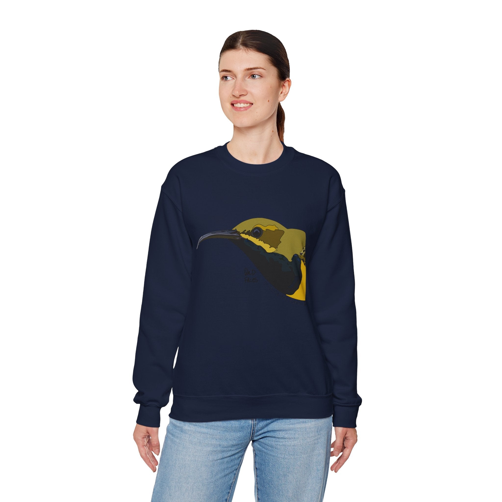 Olive-backed Sunbird Sweatshirt | Unisex Heavy Blend™ Crewneck Printify