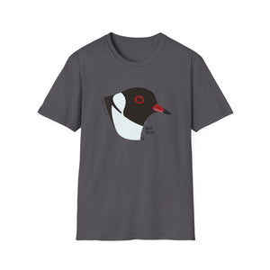 Hooded Plover Head- Unisex Softstyle T-Shirt Printify